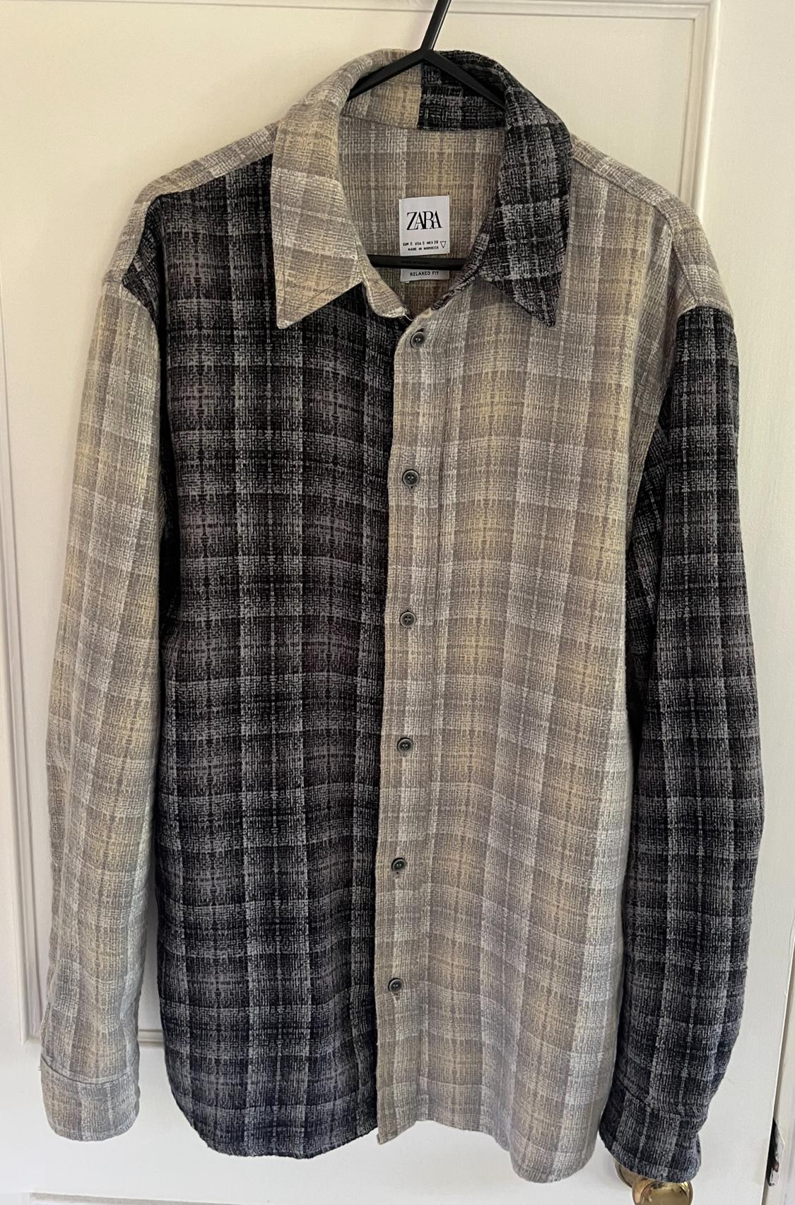 CONTRAST CHECK OVERSHIRT