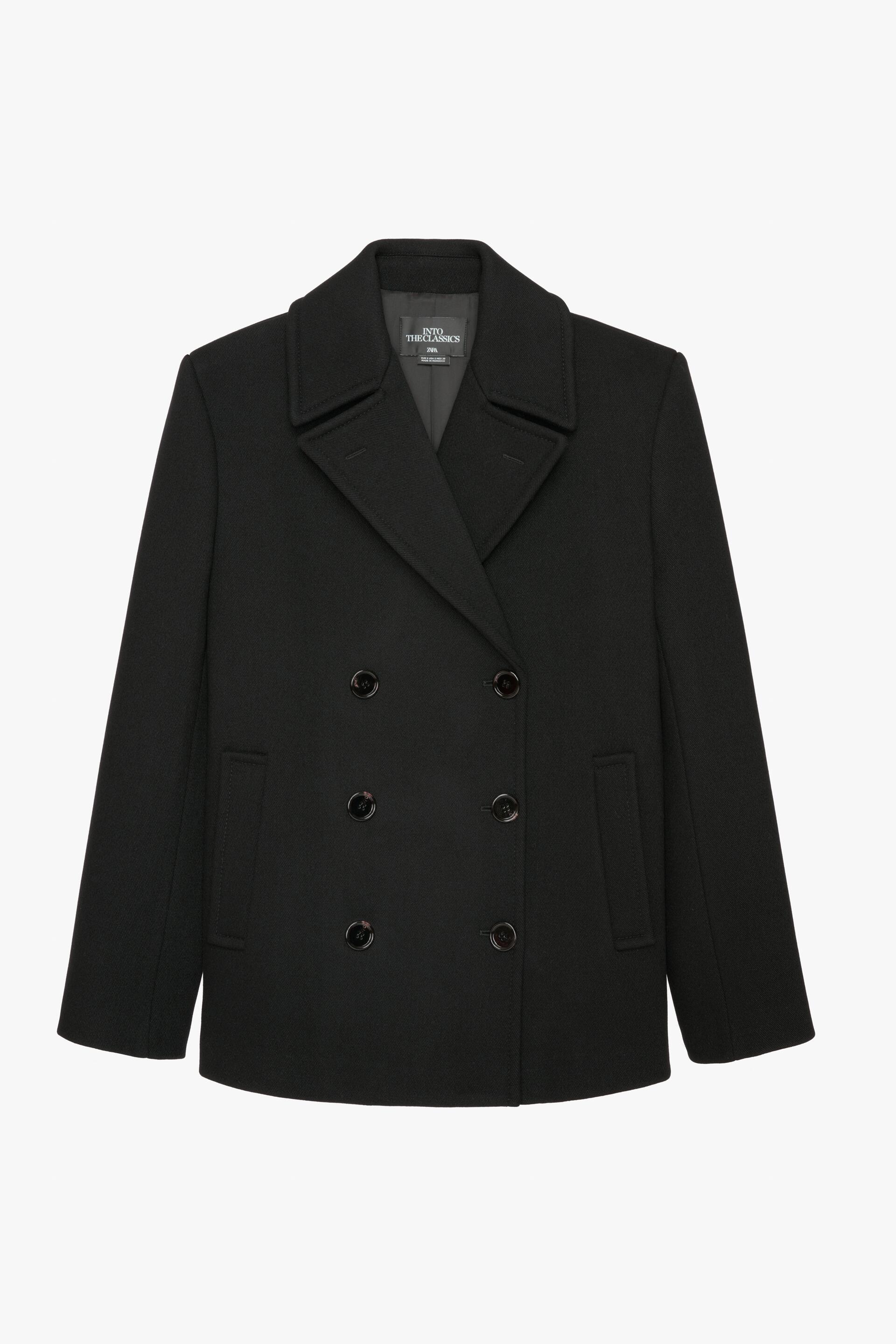 SHORT WOOL BLEND JACKET - LIMITED EDITION - Black | ZARA Spain