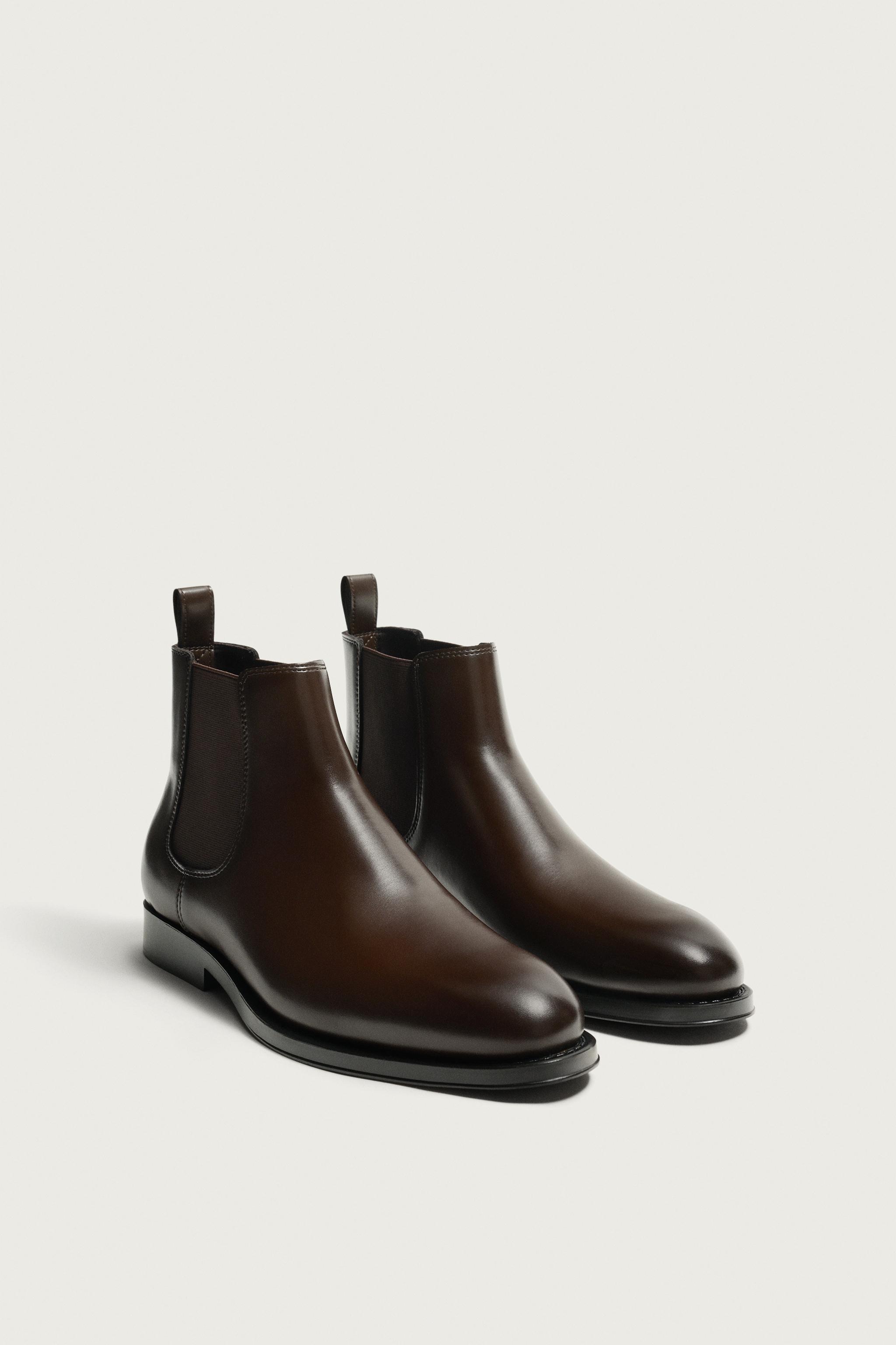 POINTED CHELSEA BOOTS — Brown (alternate view)