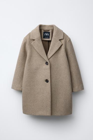 ABRIGO PAÑO - Tostado vigoré de Zara
