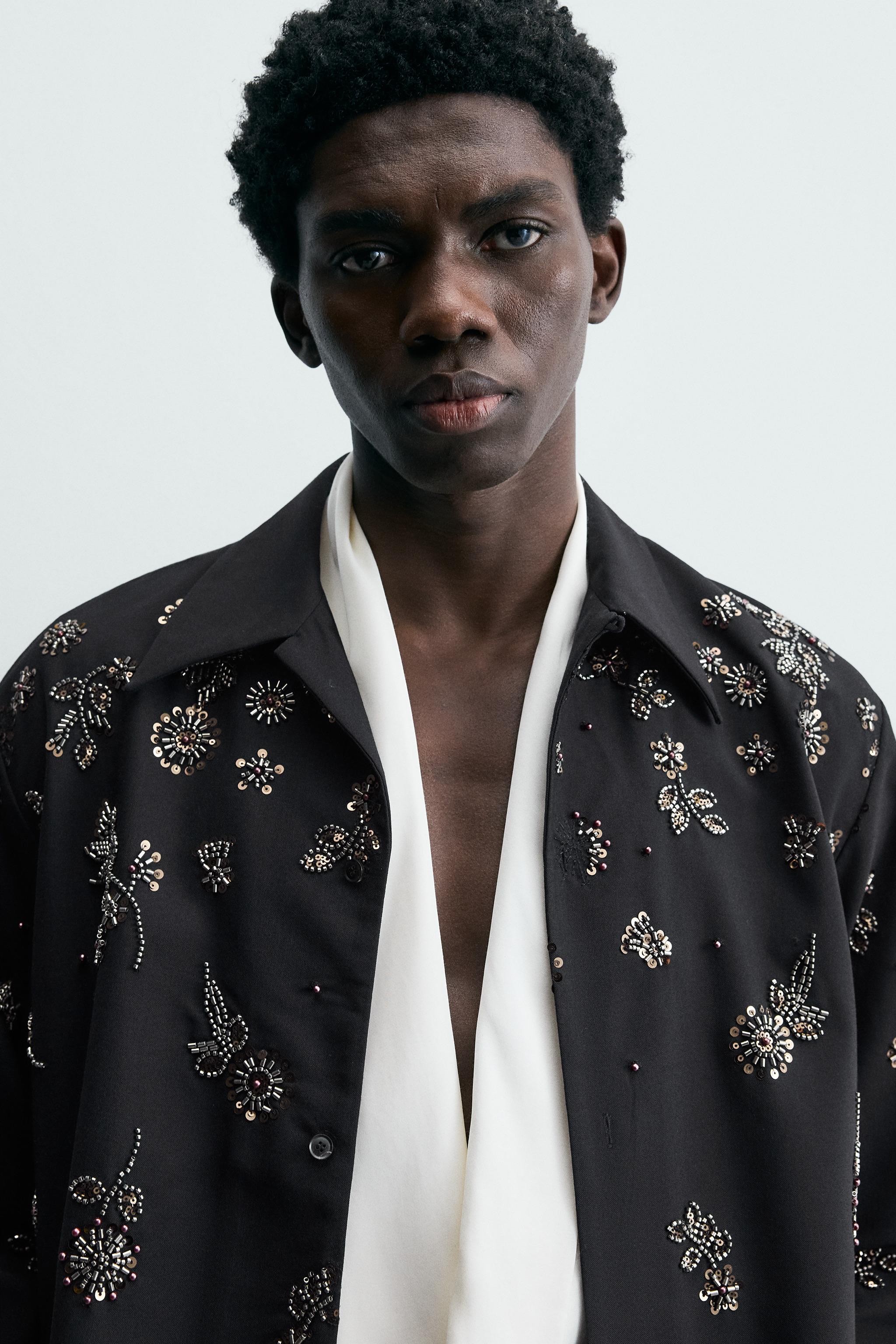 CHEMISE FLUIDE À PAILLETTES ÉDITION LIMITÉE