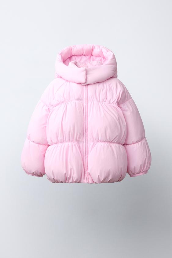 MANTEAU MATELASSÉ DÉPERLANT - Rose de Zara - Image 0