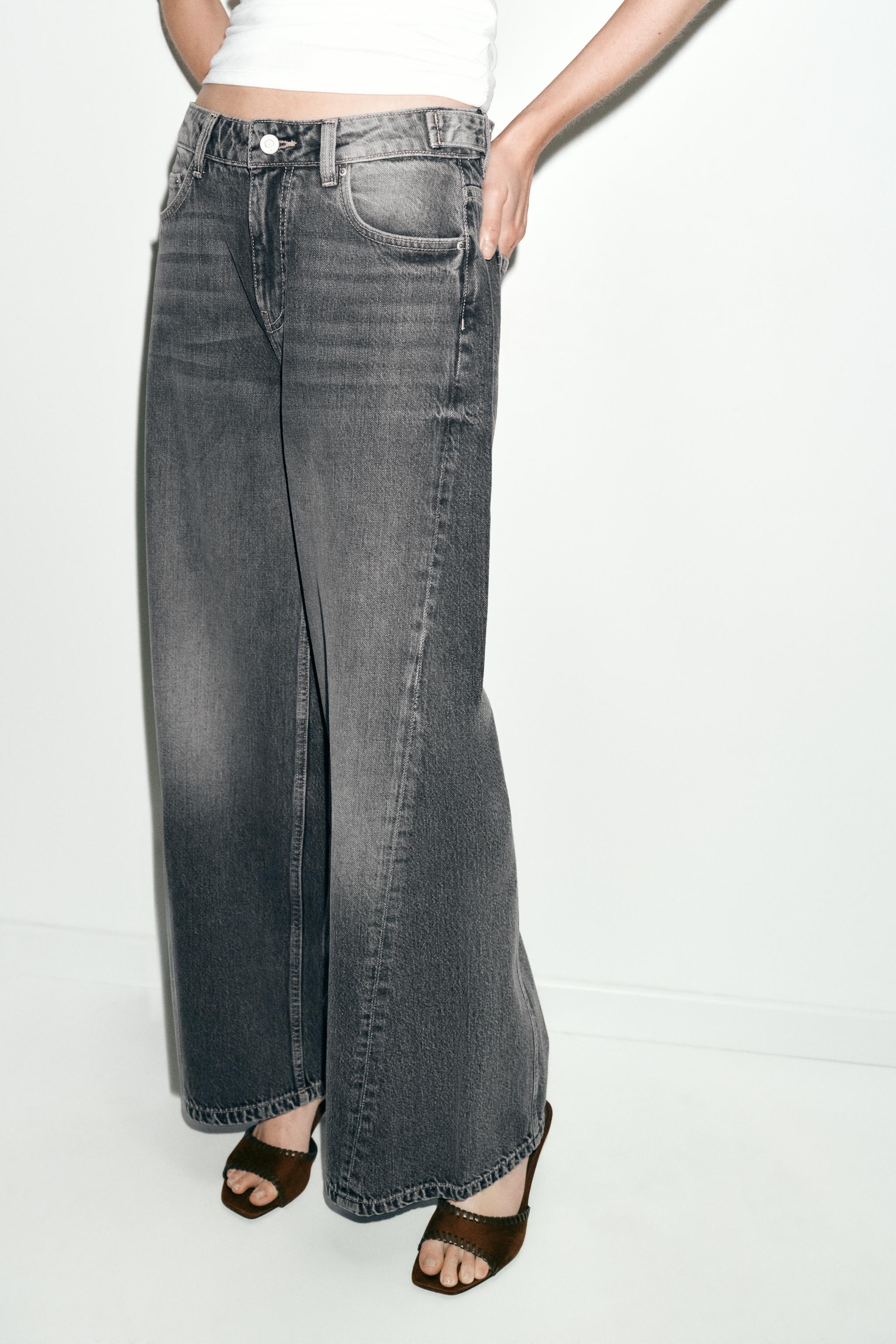 Z1975 WIDE LEG MID-RISE SEAM JEANS