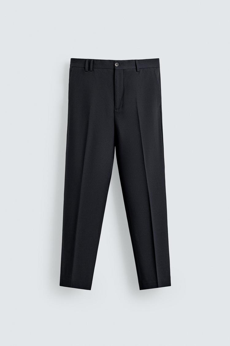 ZARA COMFORT STRAIGHT-LEG TROUSERS
