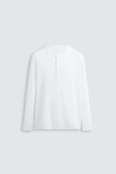 JERSEY LIGERO 100% CÁÑAMO - Blanco de Zara
