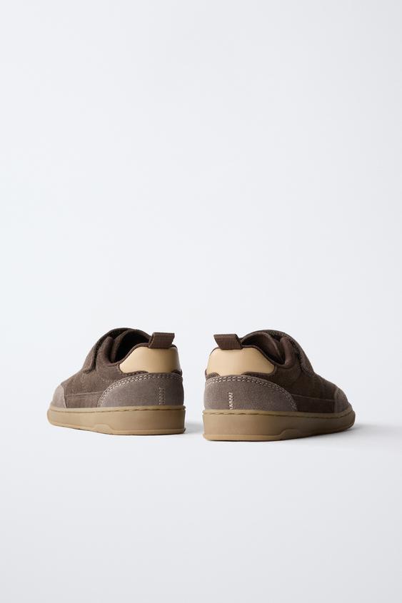 TENNIS OU BASKET EN CUIR BAREFOOT - Marron de Zara - Image 6