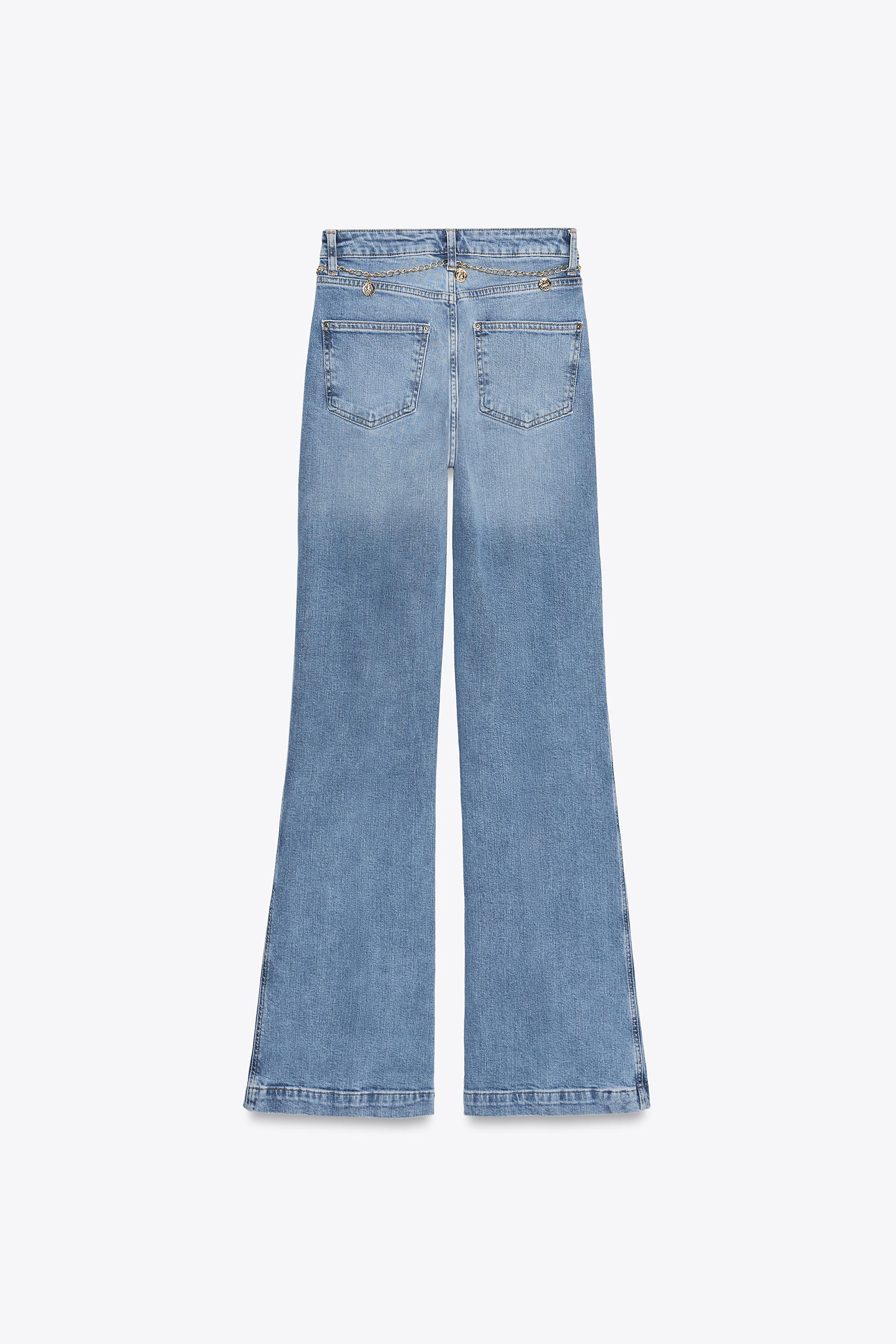 JEAN Z1975 BOOTCUT TAILLE HAUTE CEINTURE CHAÎNE
