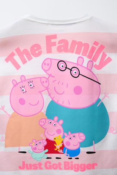PEPPA PIG ™ STRIPED T-SHIRT - Pale pink by Zara - Image 3