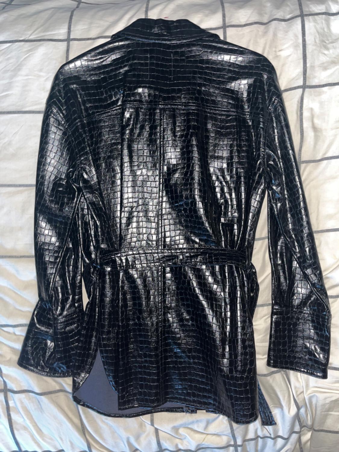 FAUX LEATHER SHIRT - Image 2