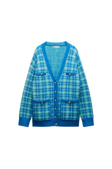 CHAQUETA PUNTO CUADROS