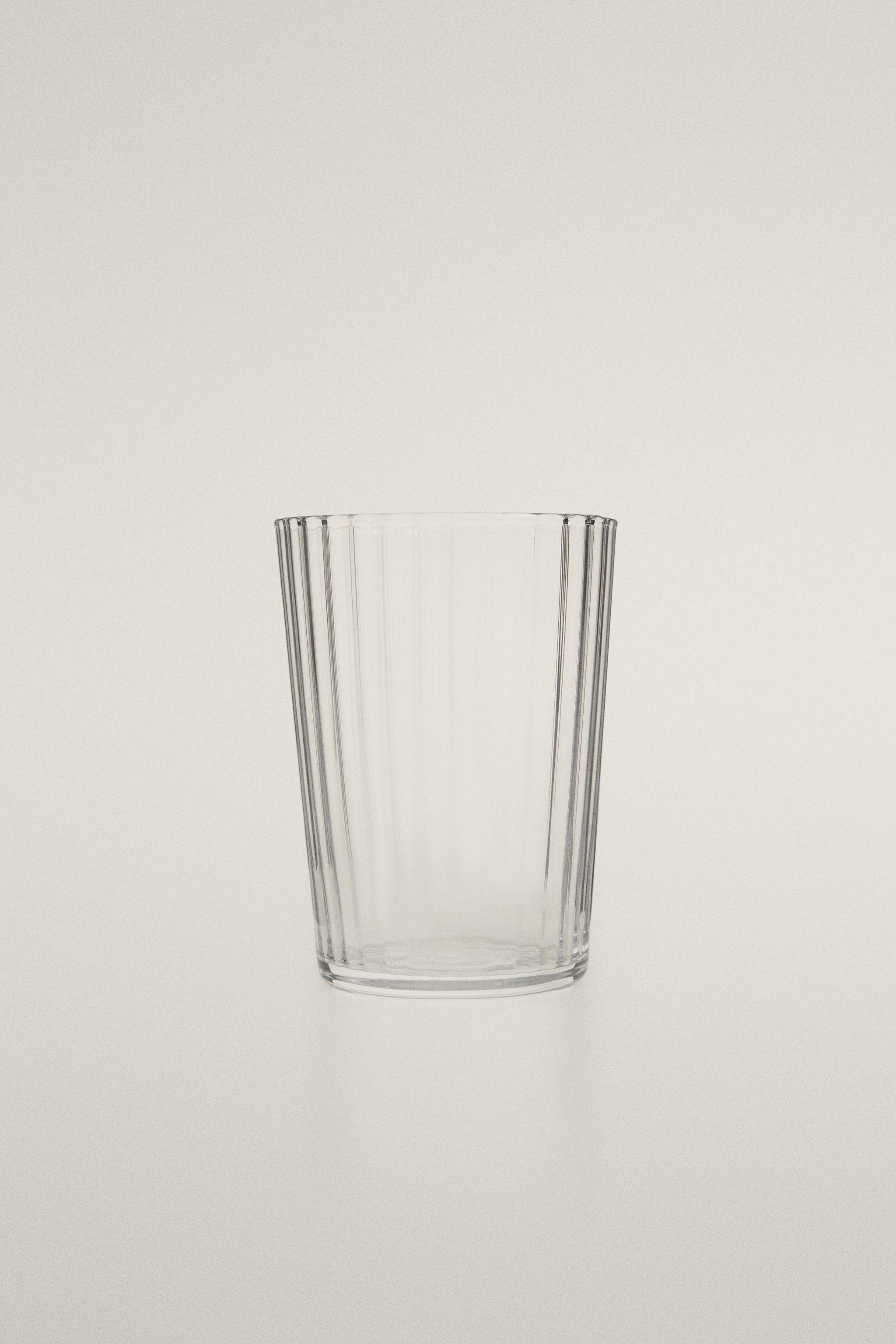 VERRE À SODA RECYCLABLE LIGNES