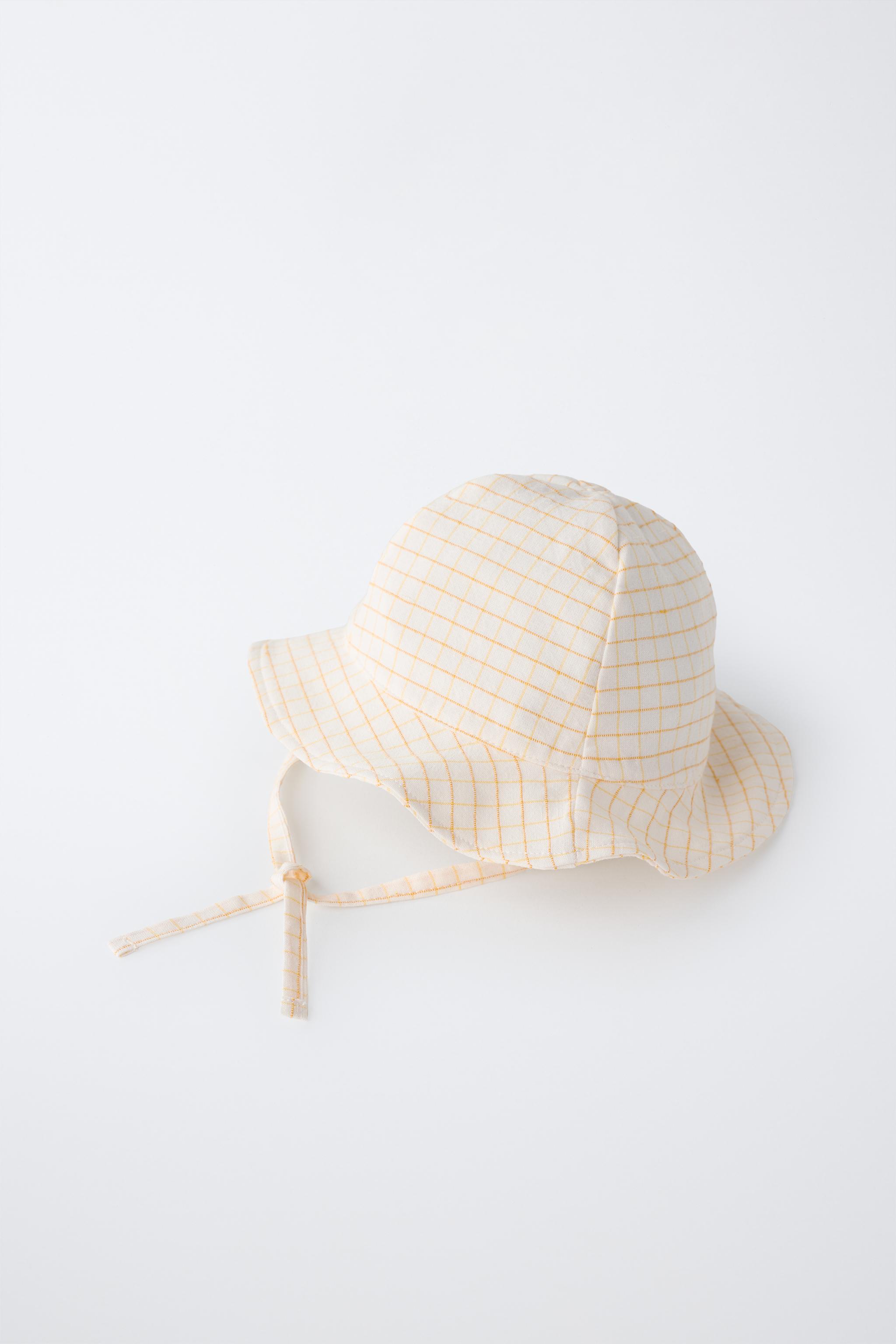 Детские головные уборы Zara PLAID HAT — фото 3