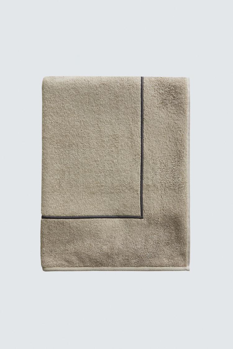 ZARA BEACH TOWEL WITH PLAIN BORDER
