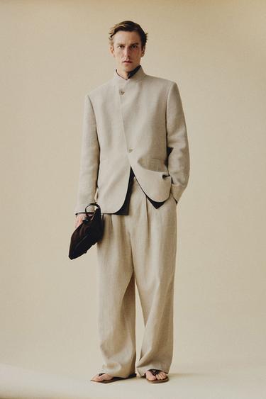 Blazer cruzado de corte relajado