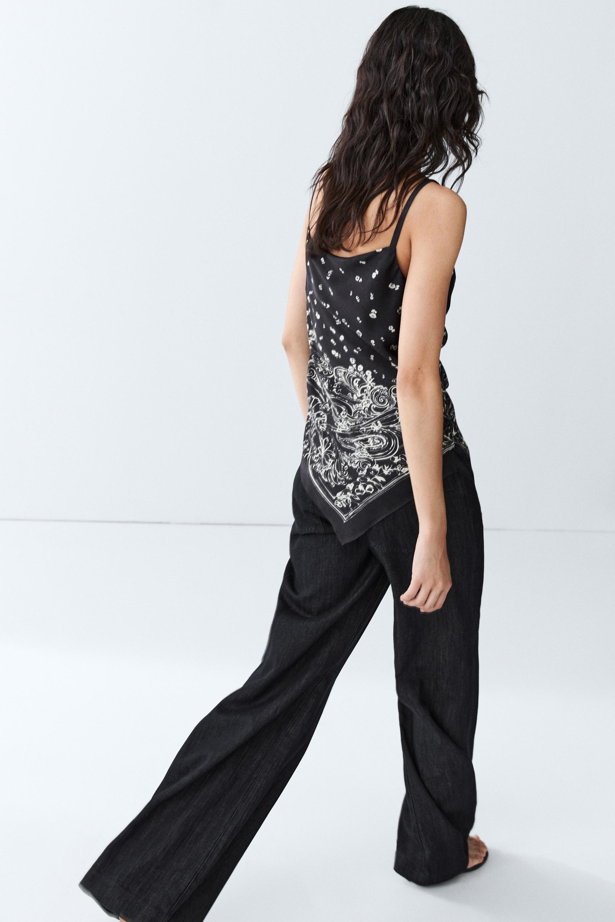 Flowing paisley top