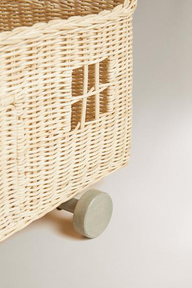 CORBEILLE ENFANT MAISON GRAND FORMAT - Beige clair de Zara - Image 4