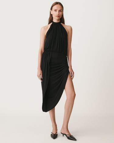 ASYMMETRISCHES NECKHOLDER-KLEID 50TH ANNIVERSARY - Schwarz von Zara