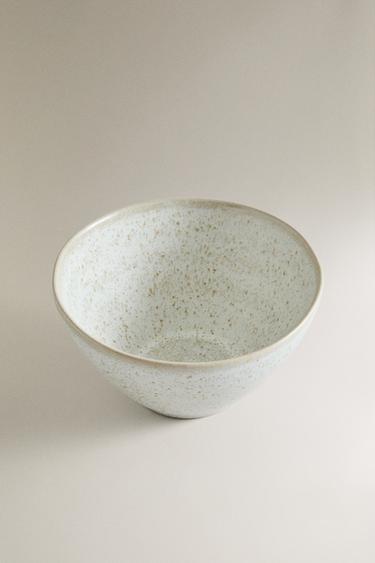 STONEWARE MIXING BOWL - Oyster-white by Zara - Image 1