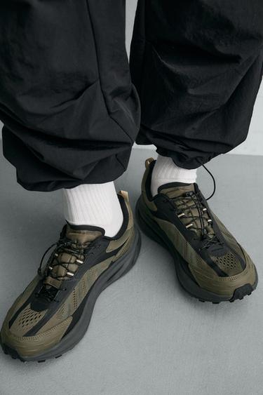 BASKET DE SPORT - Vert kaki de Zara - Image 2