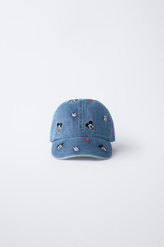 GORRA DENIM BORDADOS MICKEY MOUSE © DISNEY - Azul de Zara - Imagen 0