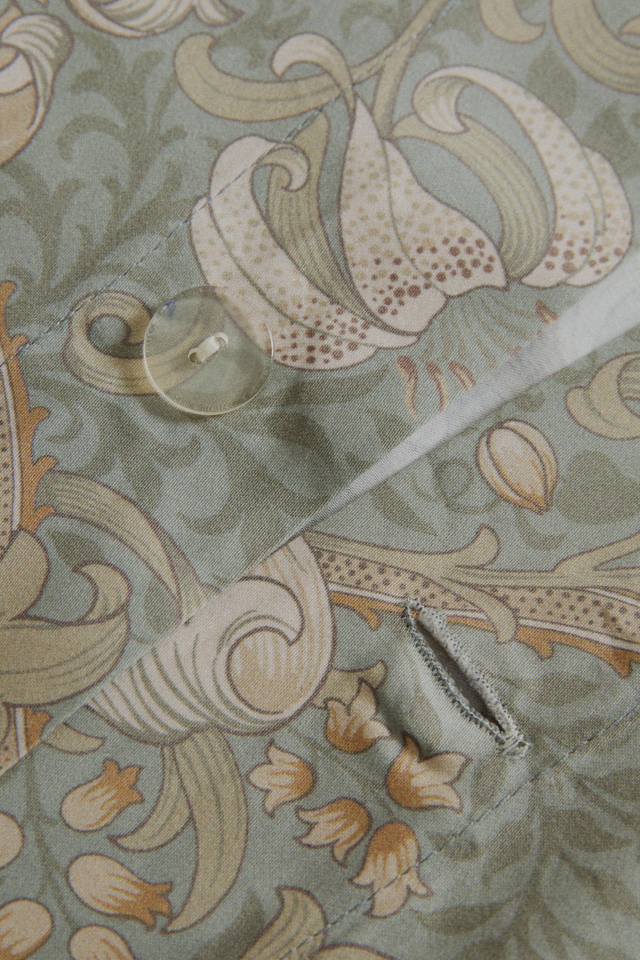 MORRIS & CO. COTTON SATEEN DUVET COVER