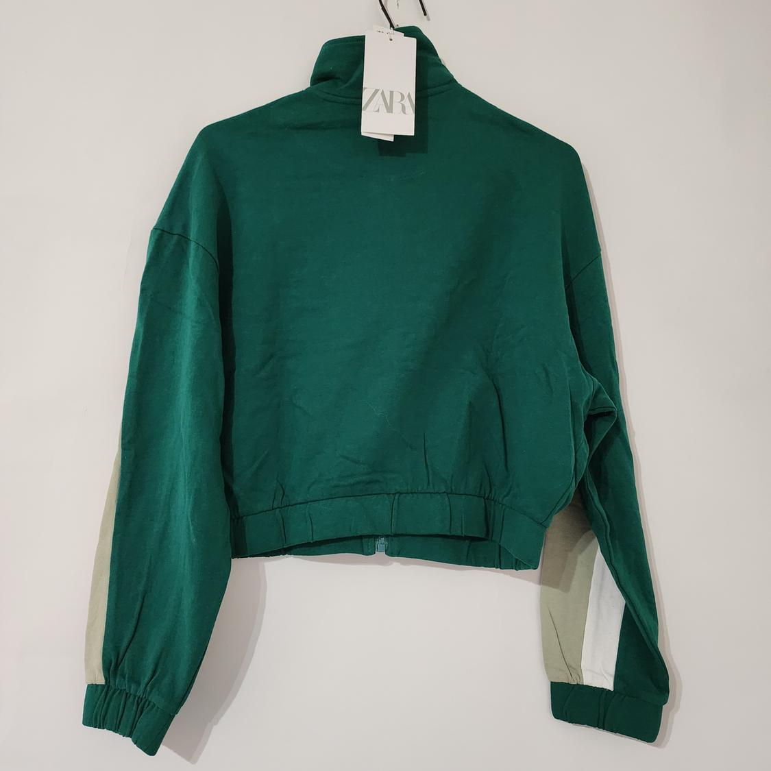 SWEATSHIRT WITH CONTRASTING BANDS - Image 4