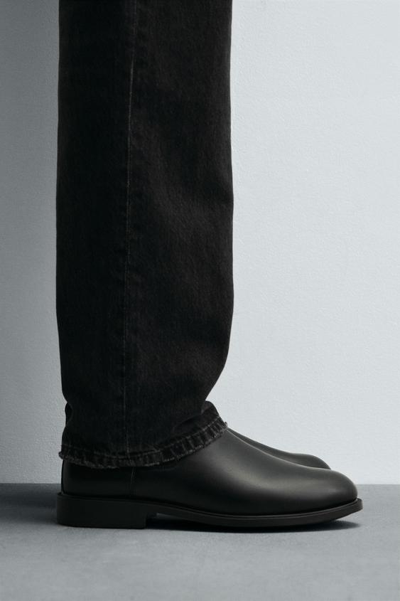 BOTA CHELSEA BICO FINO - Preto da Zara - Imagem 0