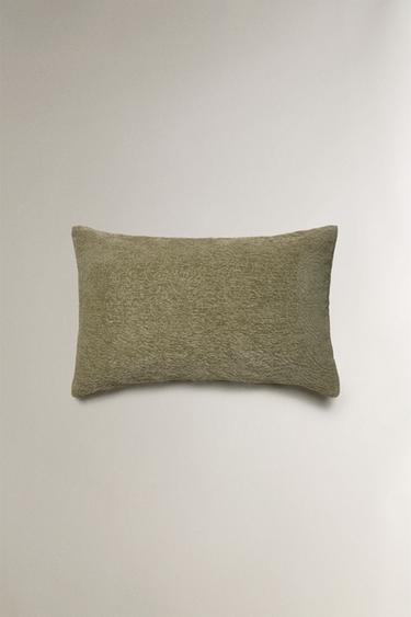 CHENILLE CUSHION COVER - Mid-green by Zara - Image 2