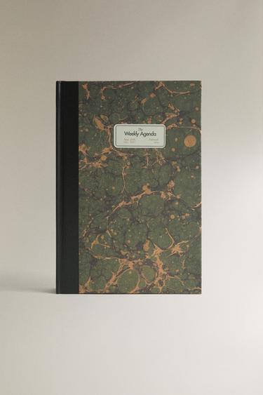 WEEKLY VIEW DIARY - Green by Zara