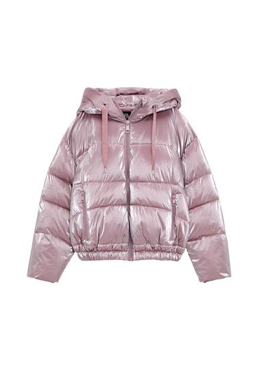 HOODED PUFFER COAT