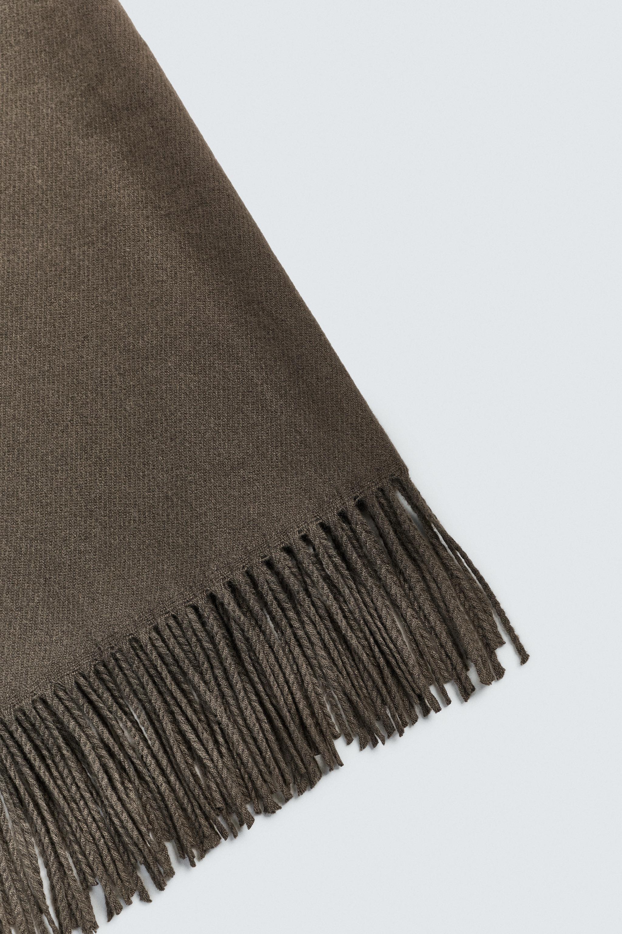 FRINGED SCARF