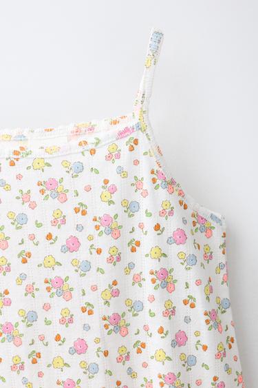 6-14 ANS/ CHEMISE DE NUIT IMPRIMÉ FLEURI - Écru de Zara - Image 2