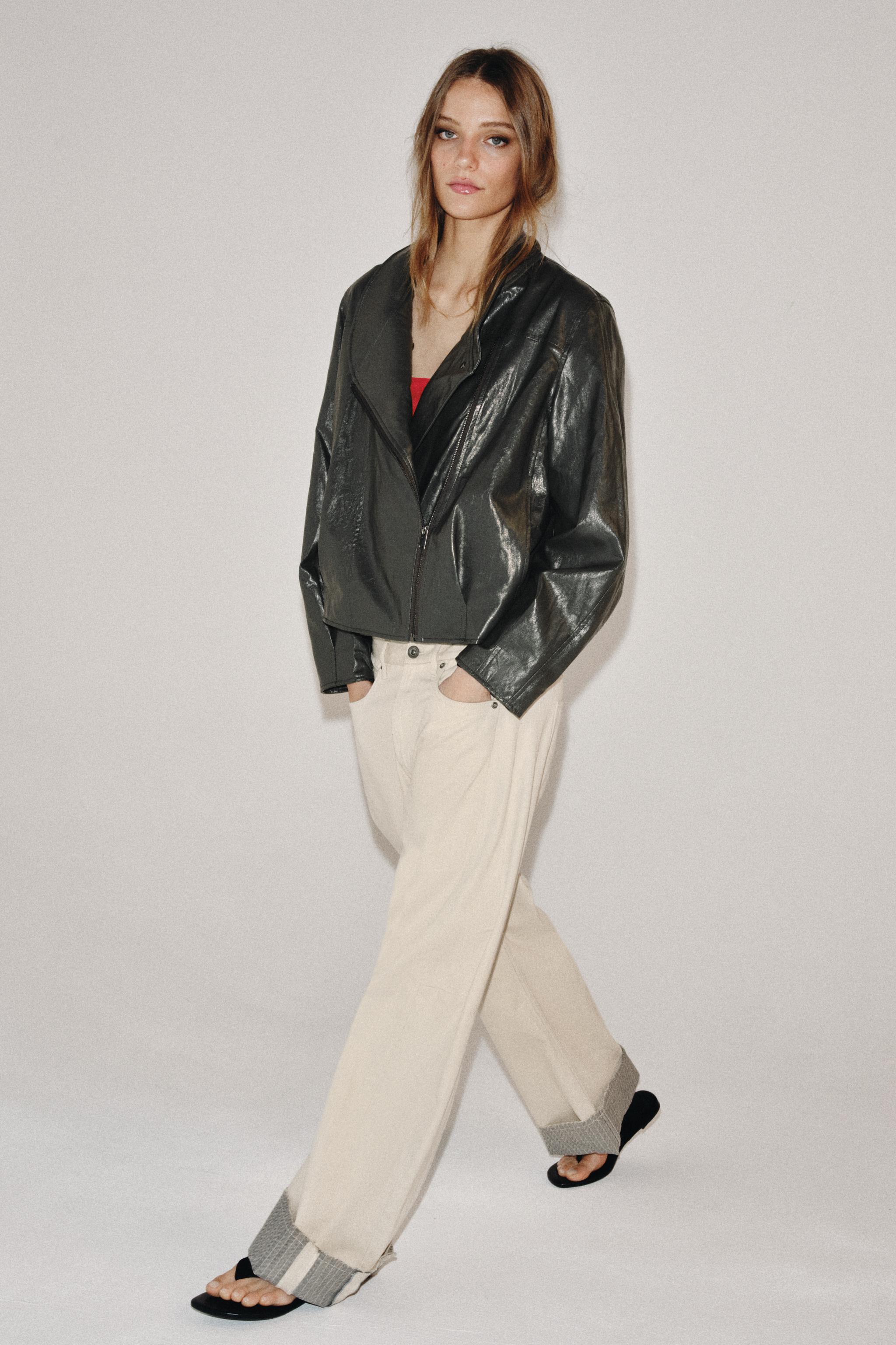 ZW COLLECTION SUNİ DERİ CEKET - Görsel 5