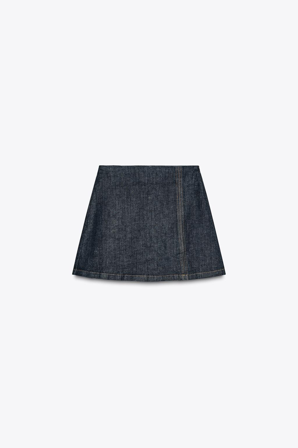 Thumbnail image for Z1975 MINI DENIM SKORT WITH SLIT