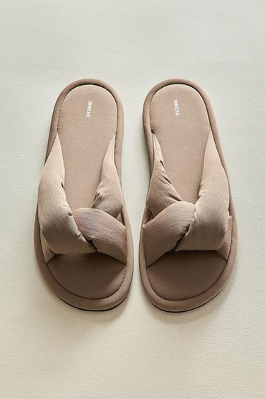 MULES NŒUD - Gris taupe de Zara - Image 5