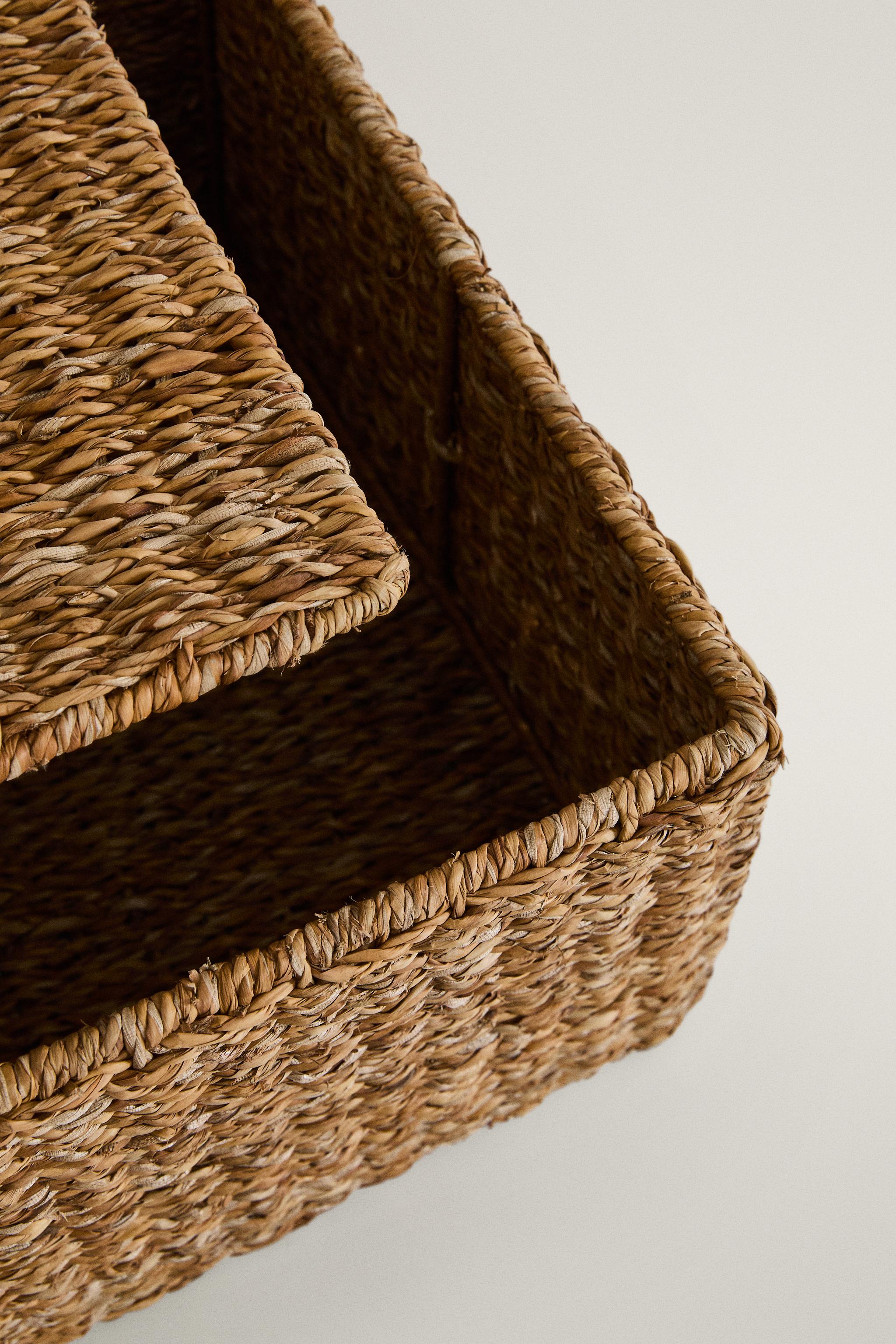 SEAGRASS BASKET WITH LID
