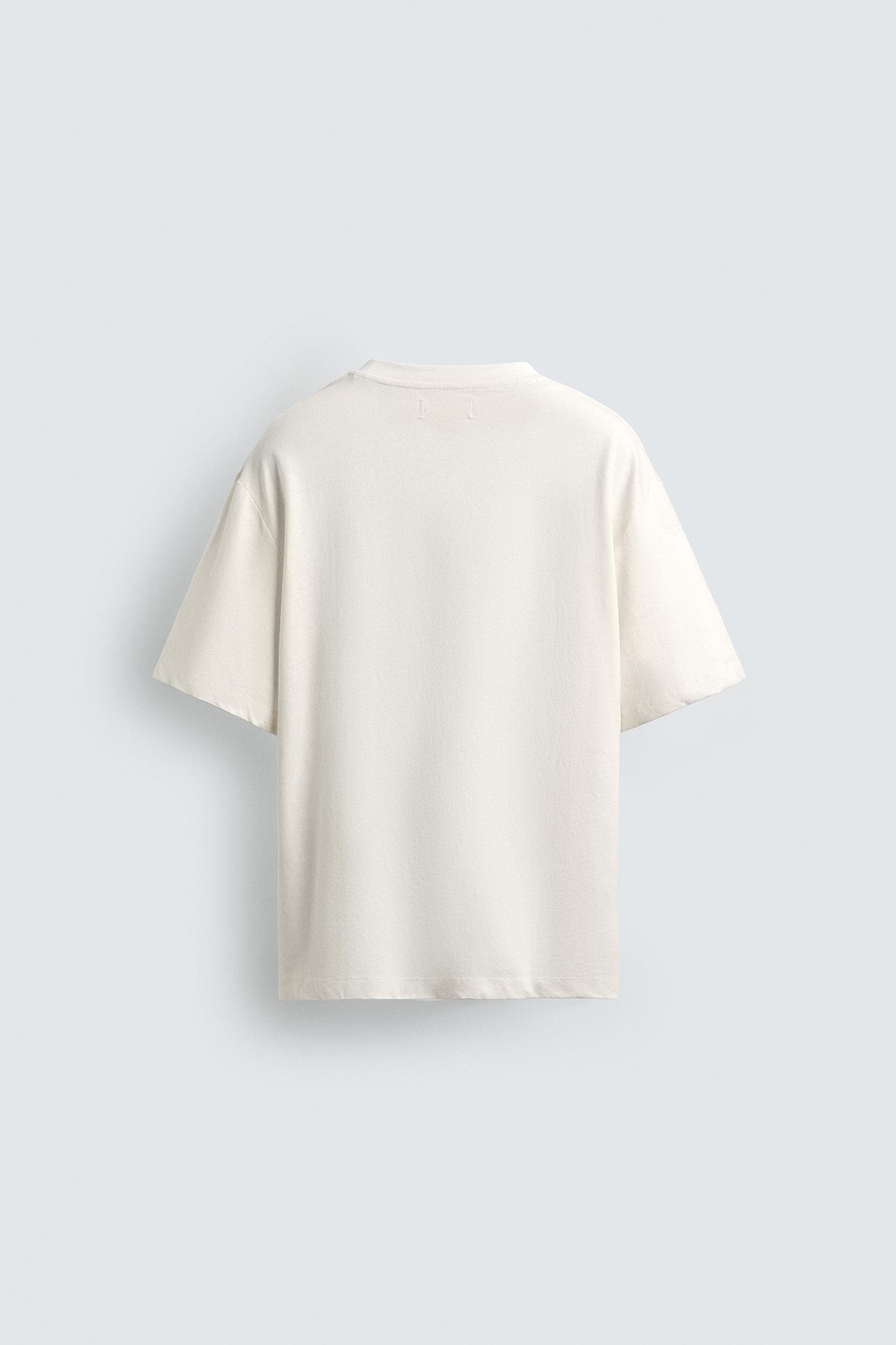 T-SHIRT RELAXED FIT COTON - LIN