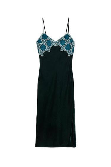 LONG CROCHET DRESS