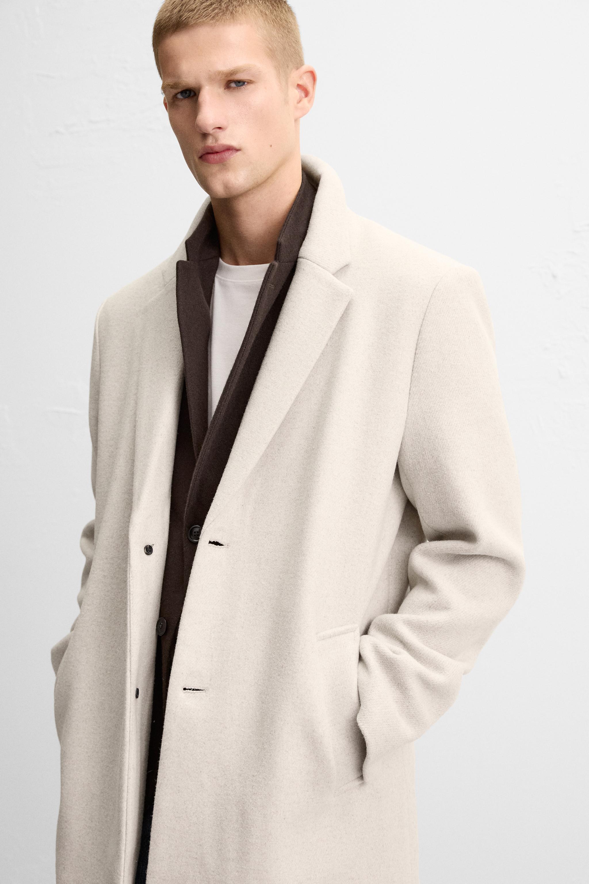 ウールブレンド コート - グレー | ZARA Japan / 日本