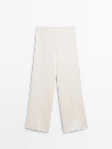 Pantalón ancho satinado - STUDIO - 318 de Zara