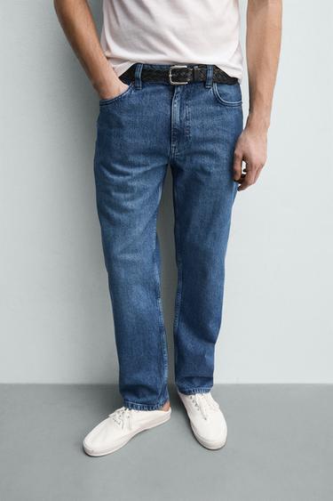 REGULAR FIT JEANS - Blue by Zara - Image 4