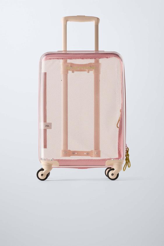 TRAVEL TROLLEY Pink ZARA Turkey