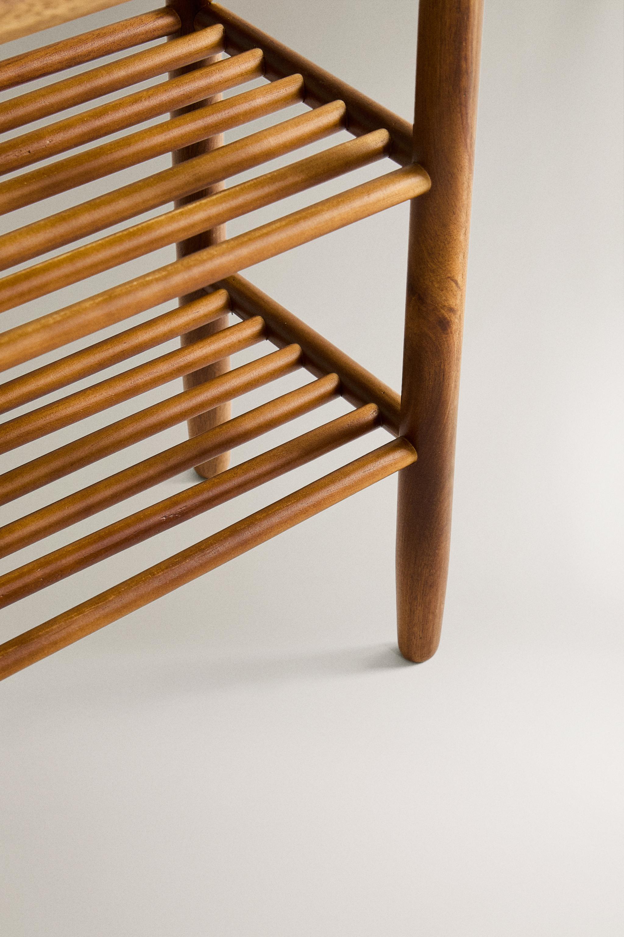 ACACIA SHOE BENCH - Brown | ZARA United States