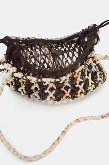 MNI SAC TRESSÉ - Chocolat de Zara - Image 3