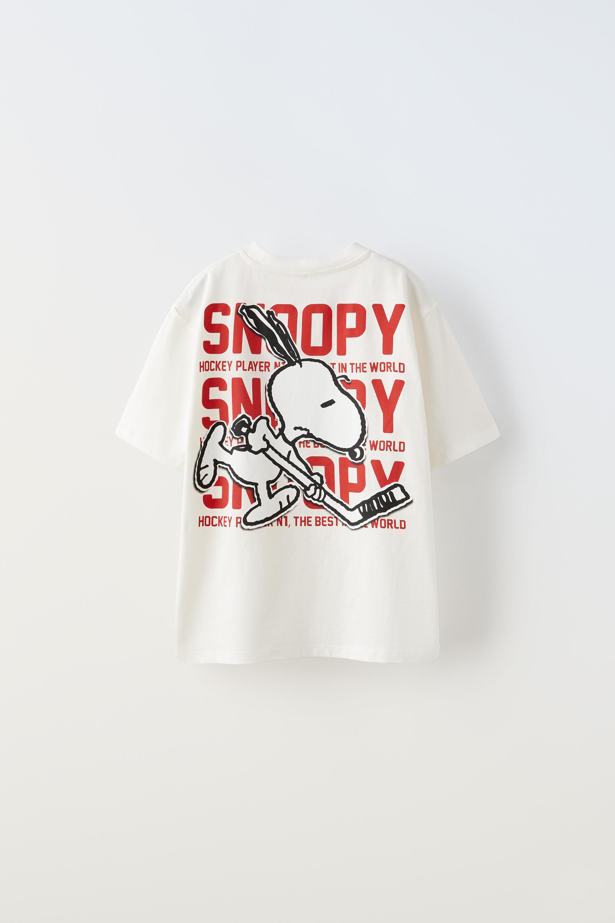 SNOOPY PEANUTS™ Tシャツ - オフホワイト | ZARA Japan / 日本