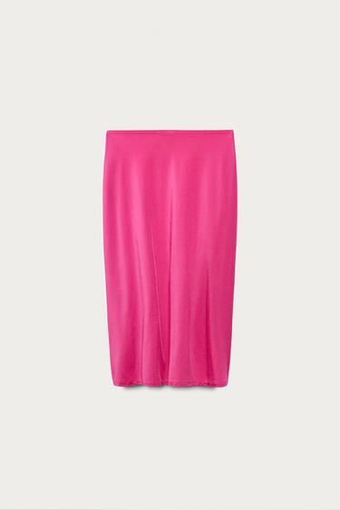PLAIN POLYAMIDE BLEND PAREO MARISA BERENSON X ZARA - Fuchsia by Zara - Image 1