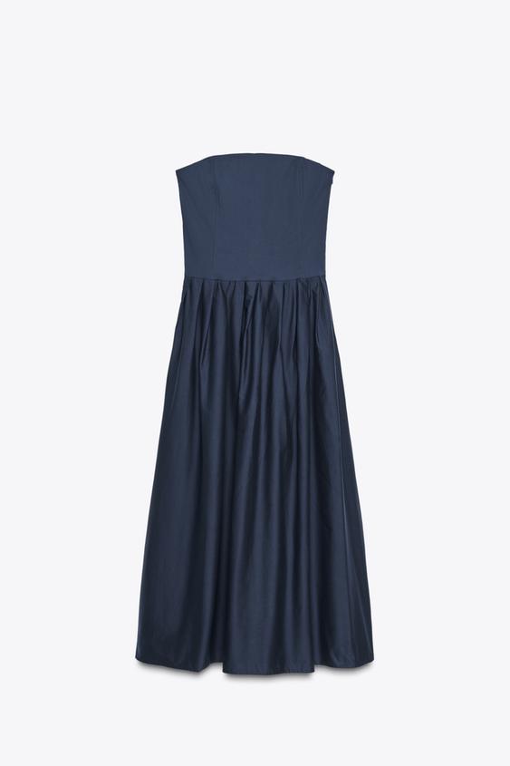 VESTIDO POPELÍN PALABRA DE HONOR