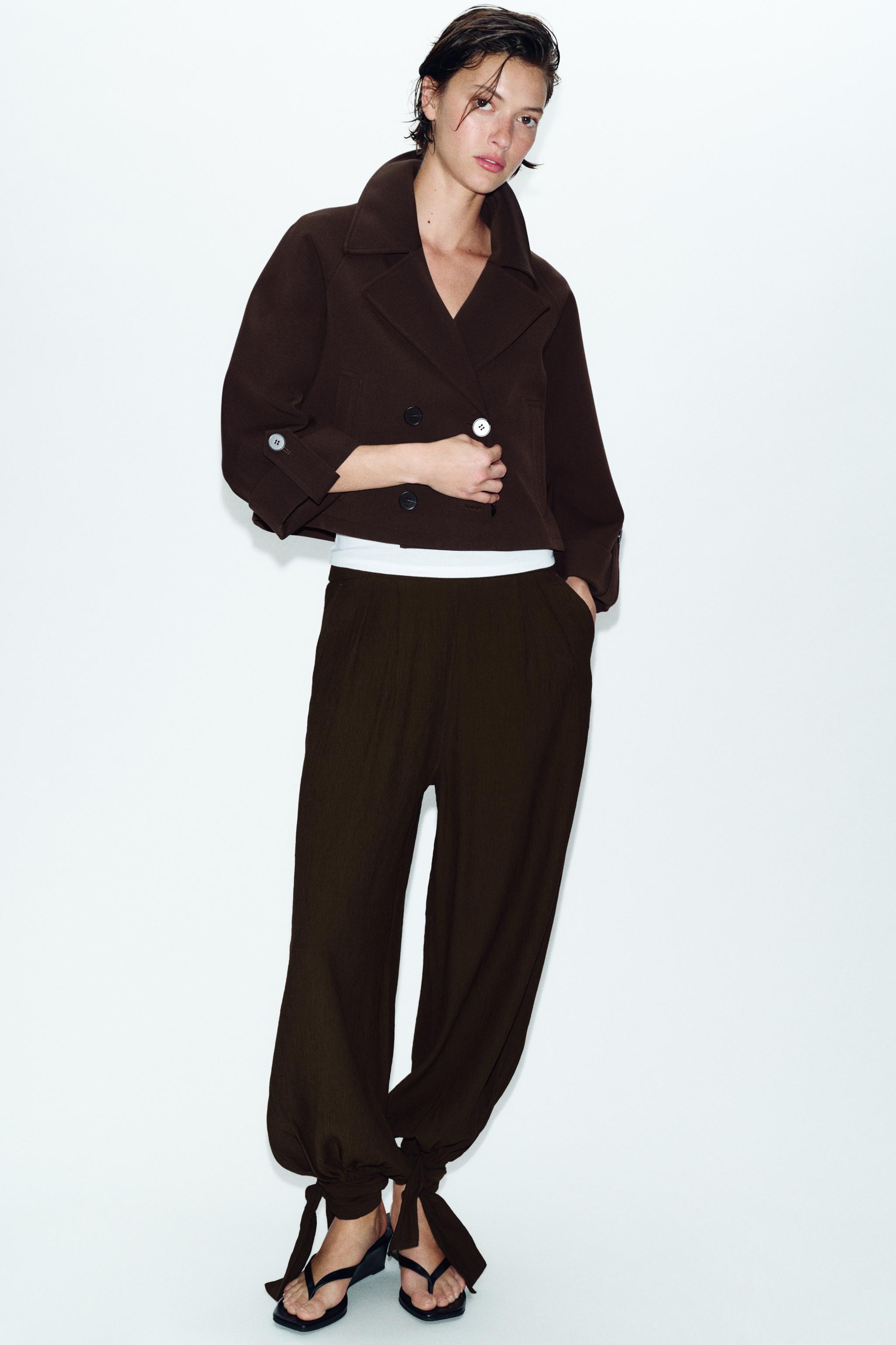 PANTALON BOUFFANT AVEC NŒUDS