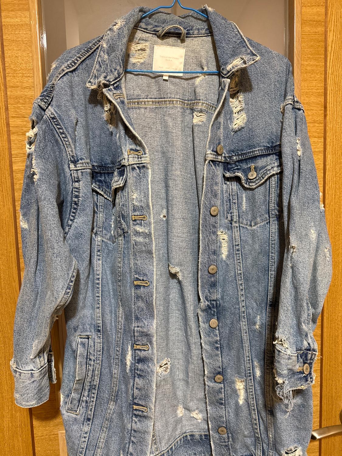 LONG DENIM JACKET - Image 3