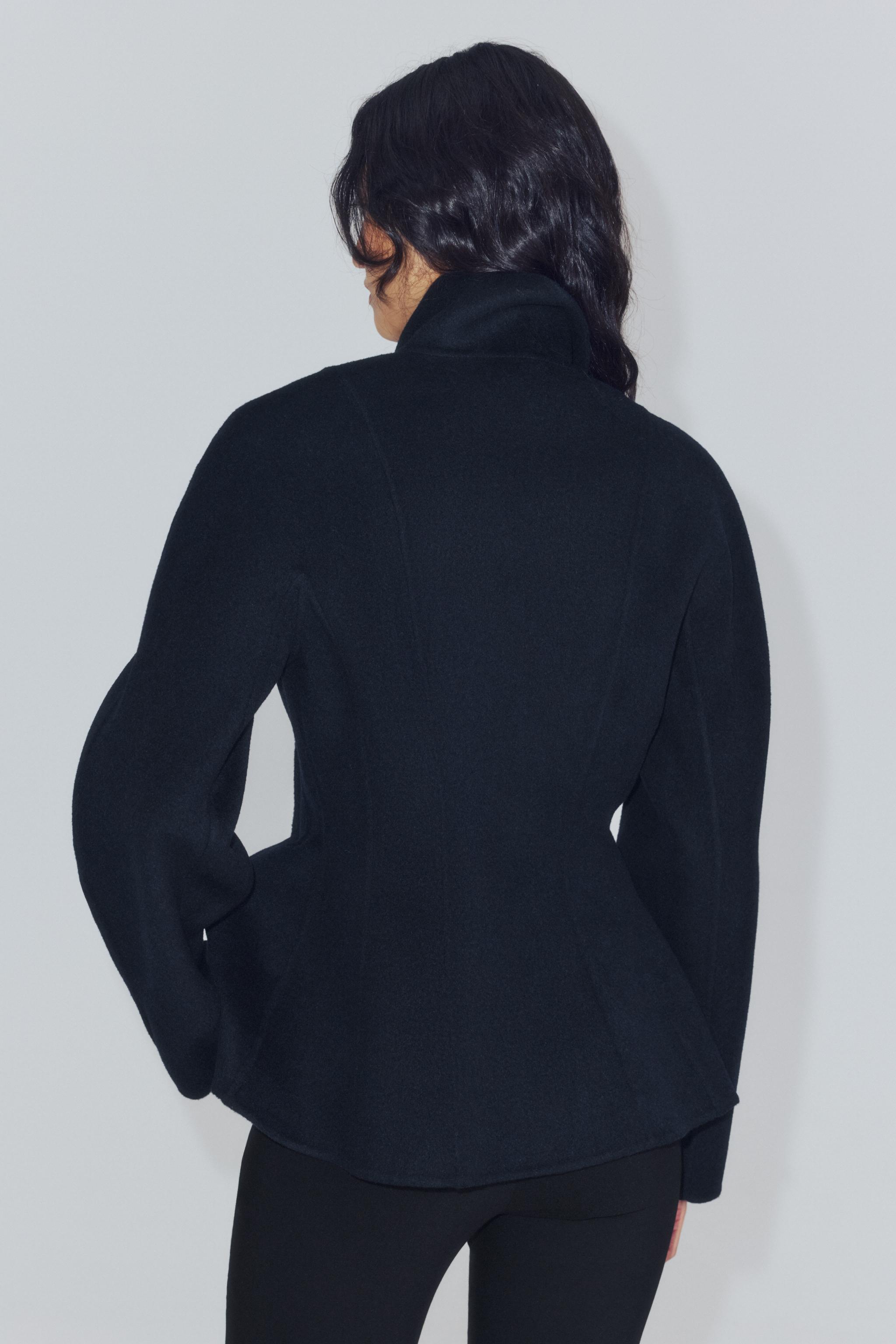 ZW COLLECTION WOOL-BLEND BUTTON JACKET